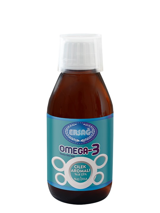 Çilek Aromali Omega 3 Sıvı (Çilek Aromalı)