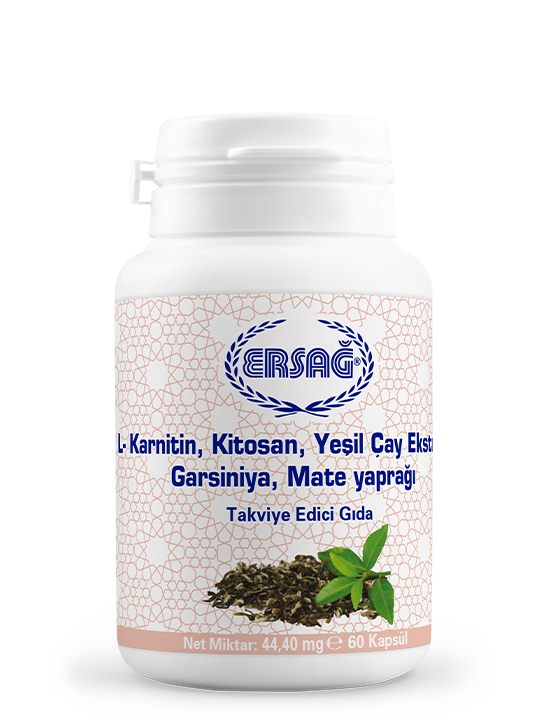 L Karnitin Kitosan Yesil Cay Ekstresi Garsiniya Mate Yapragi Paprika