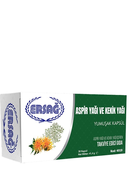 Aspir Yağı ve Kekik Yağı Kapsül